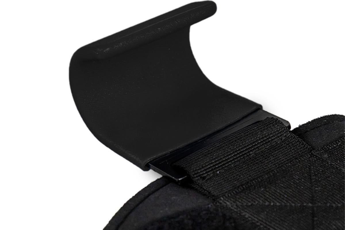 2pcs Weight Lifting Hook Hand Grip Support Wrist Straps Powerlifting Grips Gym Gloves(Black)