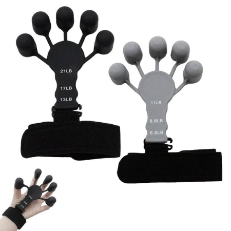 Finger Exerciser Hand Grip Strength Trainer for Hand Therapy Relieve Pain Finger Exerciser Hand Grip Strength Trainer for Hand Therapy Relieve Pain