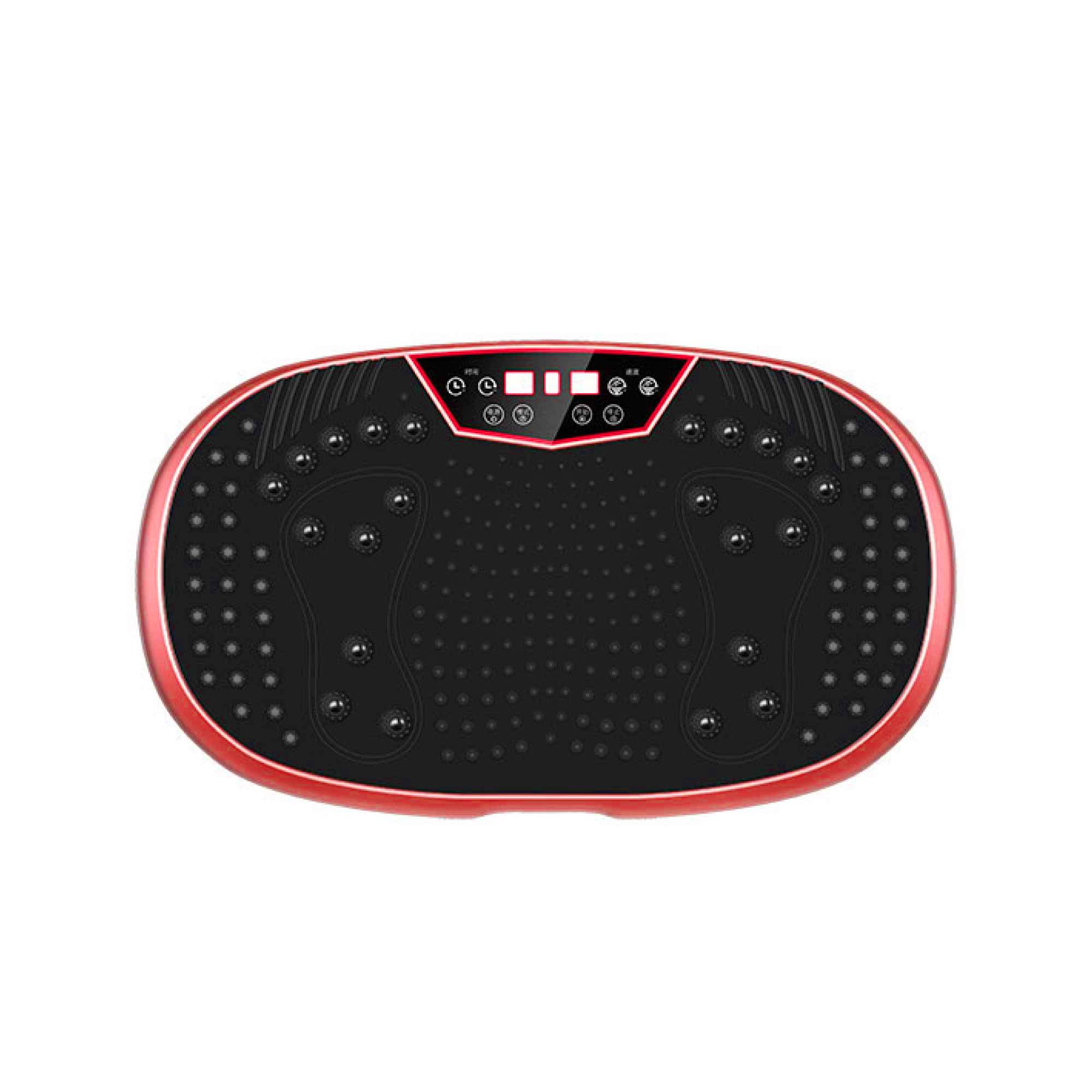 Social Hike Red Mini Vibration Plate - Vibrating Exercise Machine Platform