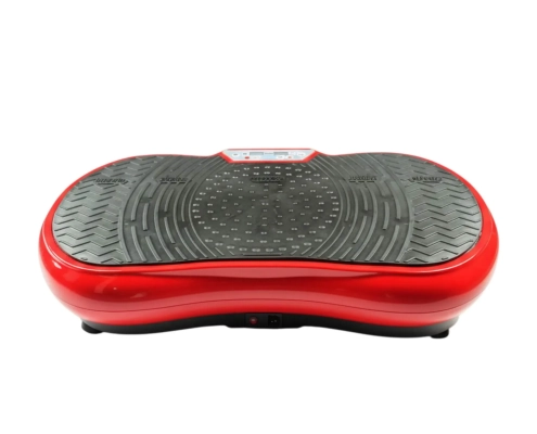 Social Hike Vibration Plate Exercise Platform - Vibrating Workout Machine Red