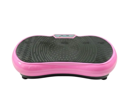 Social Hike Vibration Plate Exercise Platform - Vibrating Workout Machine Pink