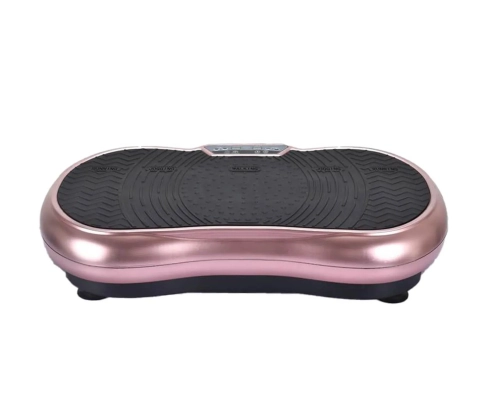 Social Hike Vibration Plate Exercise Platform - Vibrating Workout Machine Rose