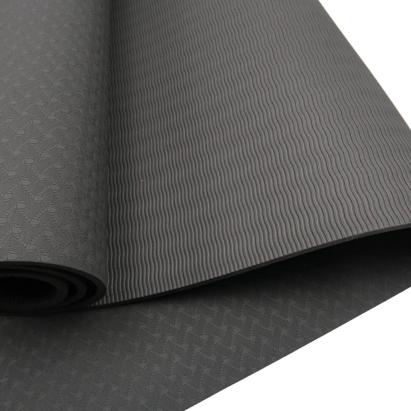 Powertrain Eco-friendly Dual Layer 6mm Yoga Mat