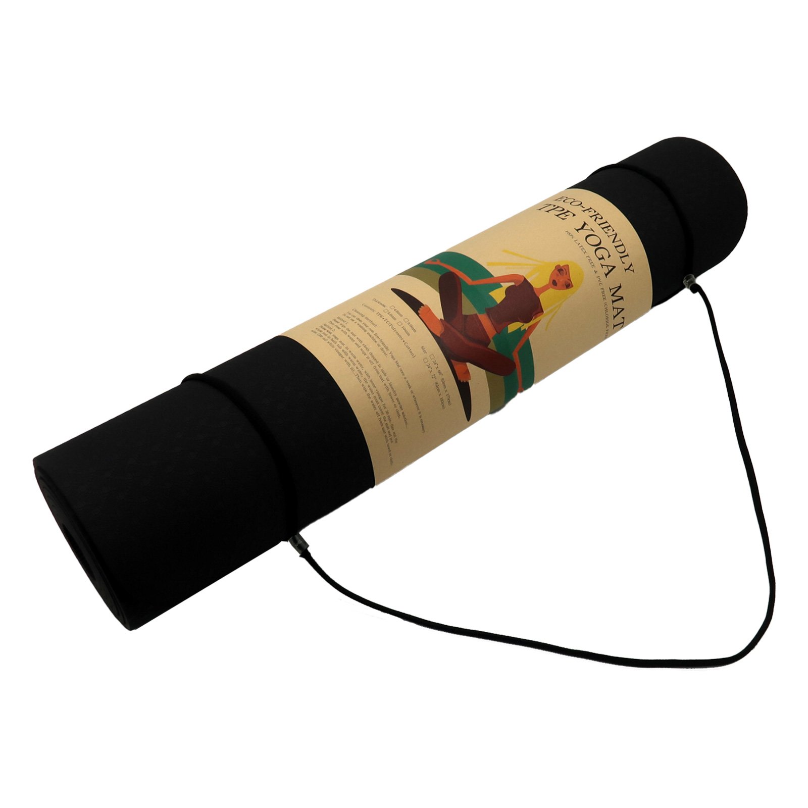 Powertrain Eco-friendly Dual Layer 6mm Yoga Mat