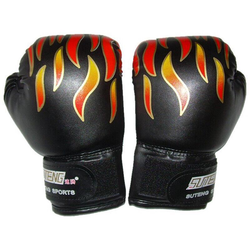 Boxing Sparring Training Gloves MMA Kickboxing Punching Gloves for Practice Sessions - Pink [Map Pattern]