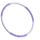 Detachable Weighted Hula Hoop Fitness Equipment for Home Exercise Use - White Purple Detachable Weighted Hula Hoop Fitness Equipment for Home Exercise Use - White Purple