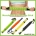 Muscle Roller Stick Full Body Fitness Massage Tool for Home and Gym Use - Green Muscle Roller Stick Full Body Fitness Massage Tool for Home and Gym Use - Green