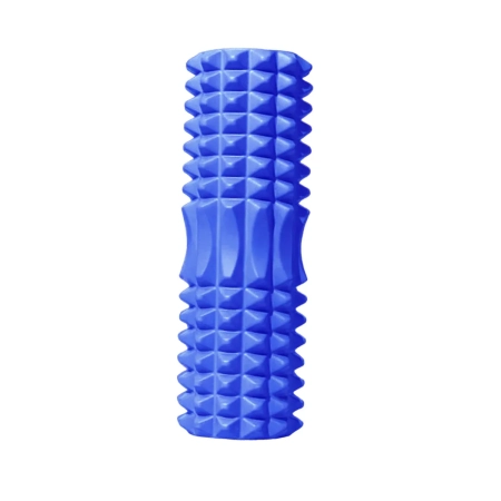 High Density EVA Foam Roller Yoga Massage Stick for Fitness - Wolf Tooth Style Blue-45cm High Density EVA Foam Roller Yoga Massage Stick for Fitness - Wolf Tooth Style Blue-45cm