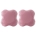 2pcs Thick Yoga Kneeling Mat Knee Cushion for Elbow Support Gym Workout Pad - Pink 2pcs Thick Yoga Kneeling Mat Knee Cushion for Elbow Support Gym Workout Pad - Pink