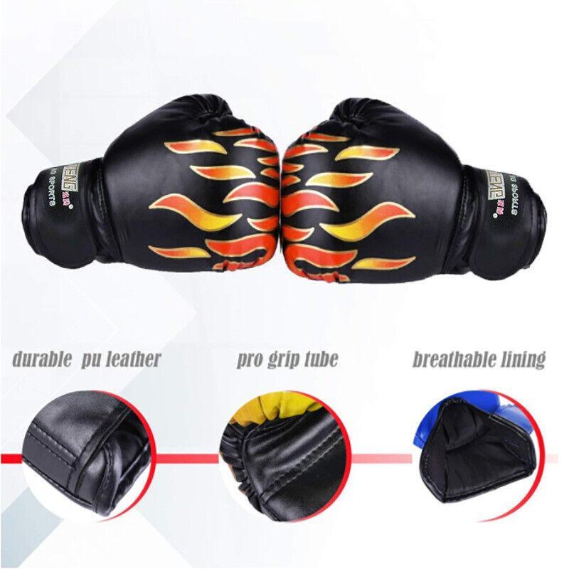 Boxing Sparring Training Gloves MMA Kickboxing Punching Gloves for Practice Sessions - Silver