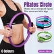 6 Colours Pilates Yoga Ring Magic Circle Fitness Equipment for Toning Slim Legs - Black 6 Colours Pilates Yoga Ring Magic Circle Fitness Equipment for Toning Slim Legs - Black