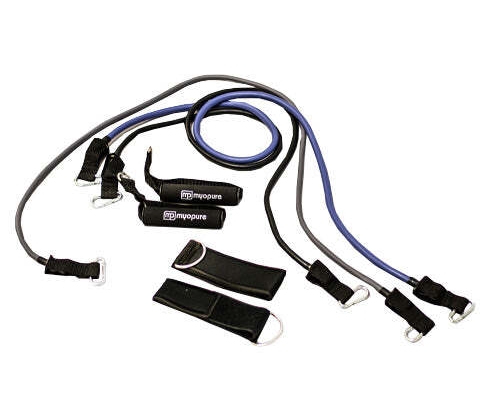 Tube Resistance Band Home Gym Kit Fitness Workout Yoga Strength Exercise