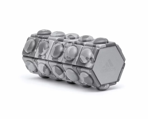 Adidas Mini Textured Foam Roller Recovery Gym Fitness Sport Physio - Grey Camo