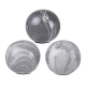 Set 3 Grey Marbleized Balls 10cm Set 3 Grey Marbleized Balls 10cm