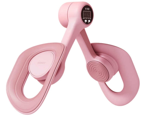 Pink Counting Adjustable Pelvic Floor Muscle Trainer with Smart Counter - Postpartum Recovery Tool