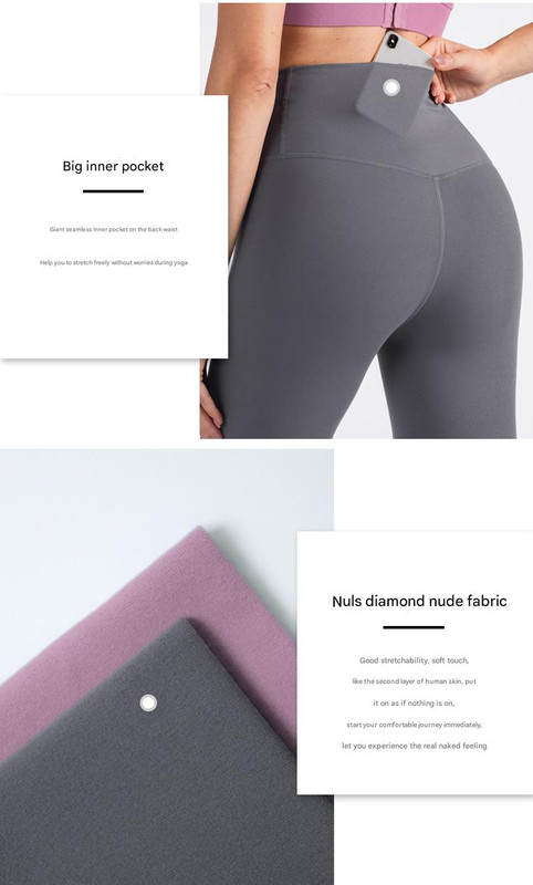 Size M Black High-Waisted Seamless Yoga Pants for Women - Tummy Control