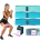 Blue Colour Scheme Fabric Resistance Bands Set - 3 Levels Non-Slip Hip Bands for Strength Training Blue Colour Scheme Fabric Resistance Bands Set - 3 Levels Non-Slip Hip Bands for Strength Training
