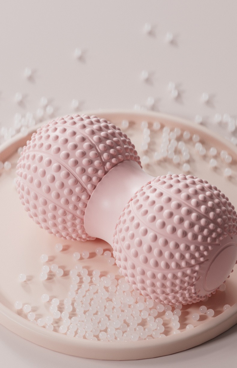 Purple 2pcs Fascia Ball Foot Arch Massager Peanut Ball for Muscle Relaxation