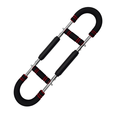 Red Black Adjustable U-Shaped Arm Exerciser - For Home Fitness Strength Training (30kg) Red Black Adjustable U-Shaped Arm Exerciser - For Home Fitness Strength Training (30kg)
