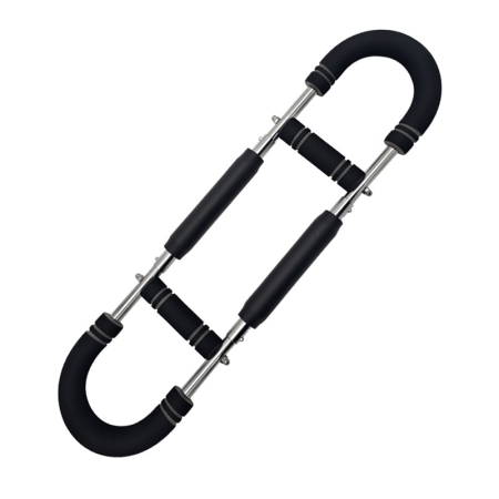 Gray black Adjustable U-Shaped Arm Exerciser - For Home Fitness Strength Training (30kg) Gray black Adjustable U-Shaped Arm Exerciser - For Home Fitness Strength Training (30kg)