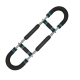 Blue Black Adjustable U-Shaped Arm Exerciser - For Home Fitness Strength Training (40kg) Blue Black Adjustable U-Shaped Arm Exerciser - For Home Fitness Strength Training (40kg)