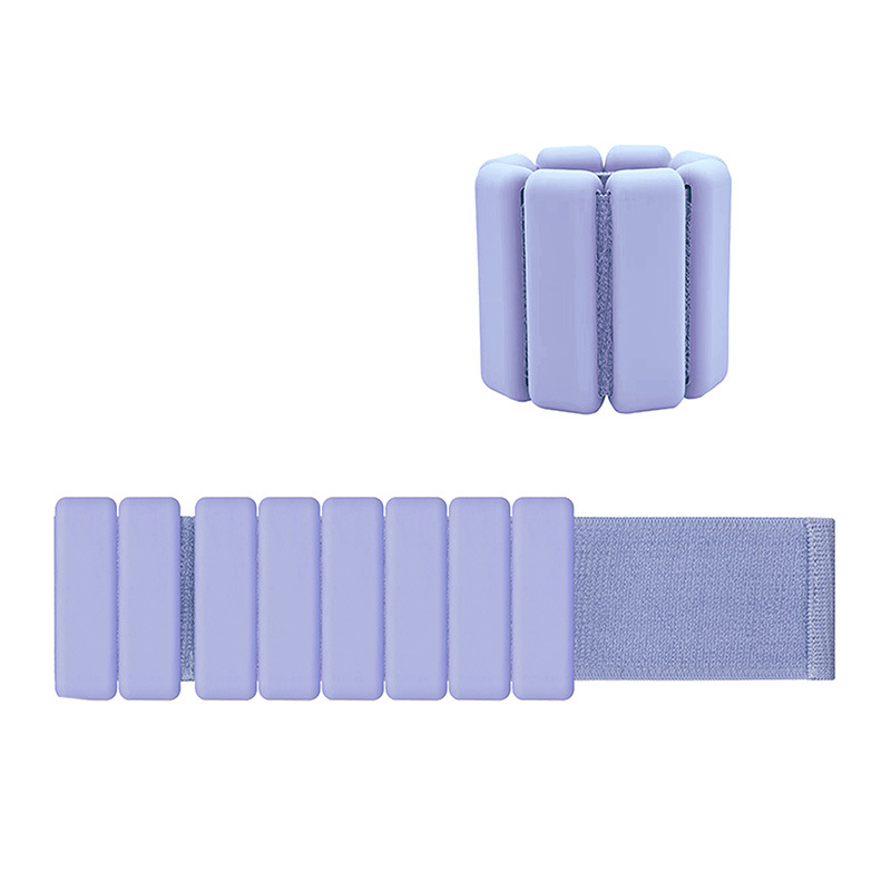 Purple Premium Adjustable Silicone Wrist & Ankle Weights (1lb Each