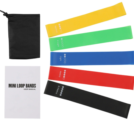 Multicolor 10 Pieces of 2 Sets Premium Resistance Loop Bands - Fitness Exercise Bands for Legs Multicolor 10 Pieces of 2 Sets Premium Resistance Loop Bands - Fitness Exercise Bands for Legs