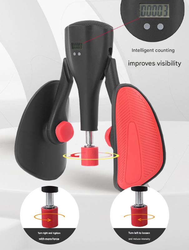 Black Smart Kegel & Thigh Trainer with Digital Counter