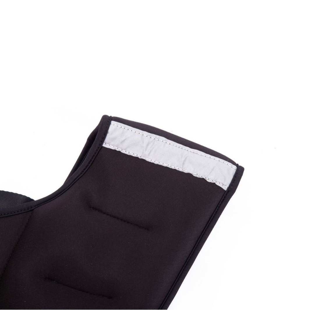 Black Premium Adjustable Weighted Vest for Strength Training