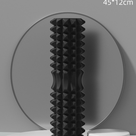 Black High-Density 3D Trigger Point Foam Roller - Solid Core Massager for Deep Tissue Muscle Recovery & Yoga Black High-Density 3D Trigger Point Foam Roller - Solid Core Massager for Deep Tissue Muscle Recovery & Yoga