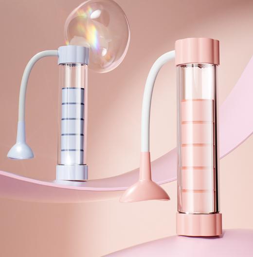 Pink Adjustable Breathing Exerciser & Respiratory Muscle Trainer - Lung Capacity
