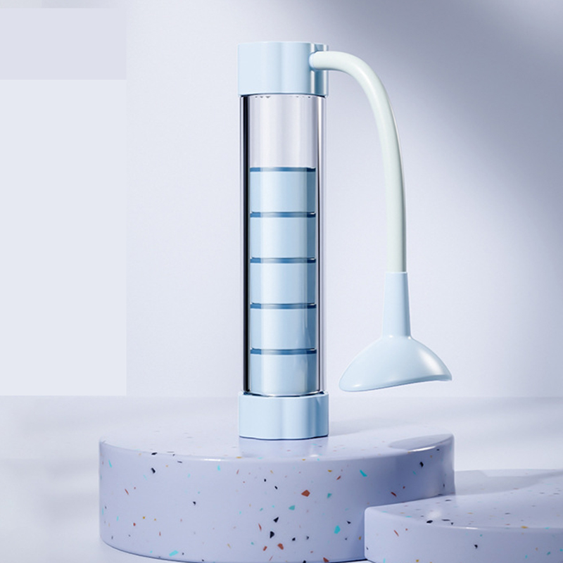 Blue Adjustable Breathing Exerciser & Respiratory Muscle Trainer - Lung Capacity