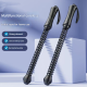 Black Cordless Battle Ropes - Heavy Duty Spring Steel Power Trainers for Full Body Strength & Cardio Workout Black Cordless Battle Ropes - Heavy Duty Spring Steel Power Trainers for Full Body Strength & Cardio Workout