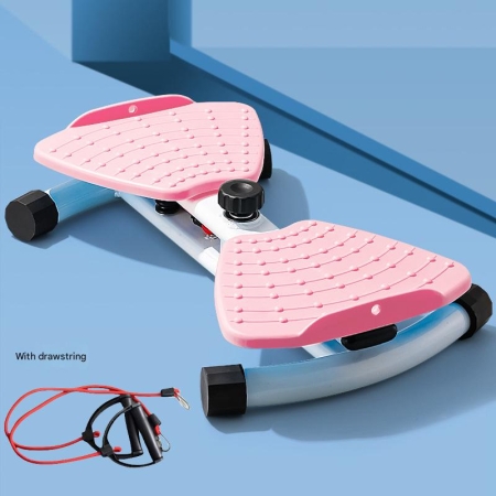 Pink Split Leg & Waist Twister Board - Core Abdominal Trainer with Resistance Bands for Home Fitness Pink Split Leg & Waist Twister Board - Core Abdominal Trainer with Resistance Bands for Home Fitness