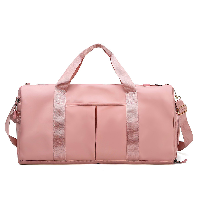 Pink Large Capacity Travel Duffel Bag – Wet & Dry Separation