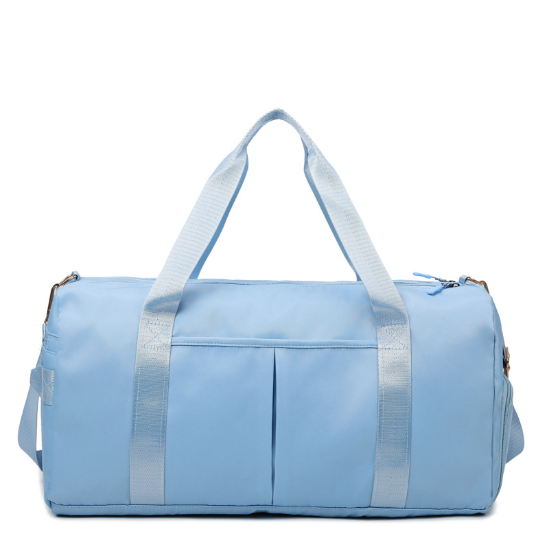 Blue Large Capacity Travel Duffel Bag – Wet & Dry Separation