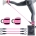 Pink Black Snap Resistance Bands Set with Ankle Straps for Glute Kickbacks & Leg Workouts (10-30lbs) Pink Black Snap Resistance Bands Set with Ankle Straps for Glute Kickbacks & Leg Workouts (10-30lbs)