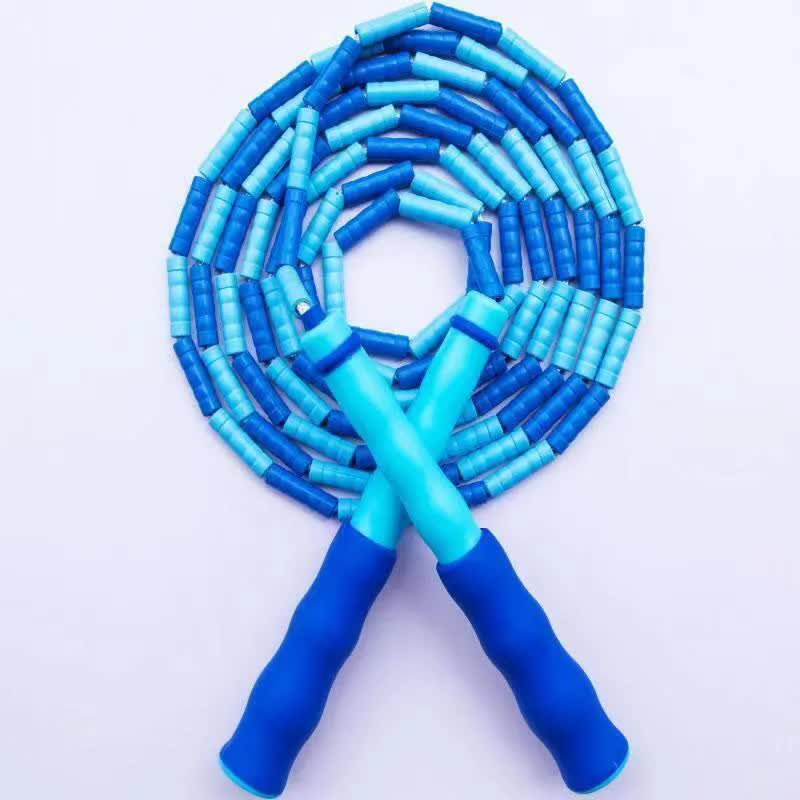10 Pcs Blue Soft Beaded Jump Ropes