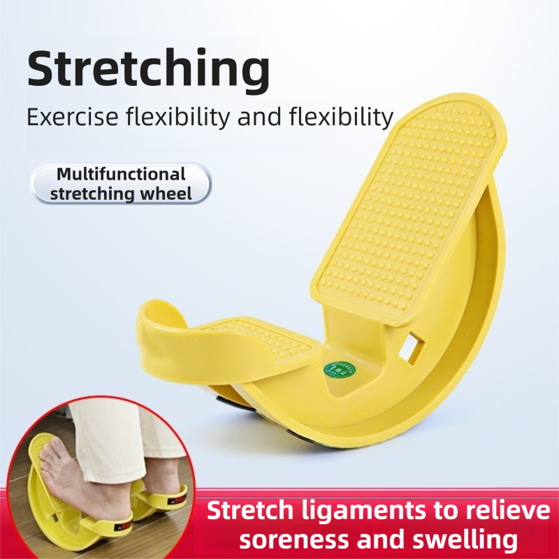 1-Pair Pink Reinforced Calf Stretcher Slant Board - Professional Non-Slip Achilles Tendon & Hamstring Stretcher for Physical Therapy