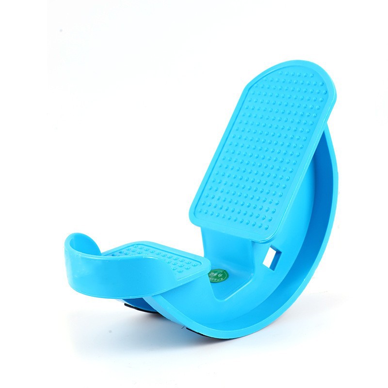 1-Pair Blue Reinforced Calf Stretcher Slant Board - Professional Non-Slip Achilles Tendon & Hamstring Stretcher for Physical Therapy
