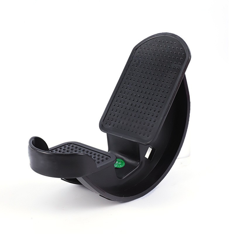 1-Pair Black Reinforced Calf Stretcher Slant Board - Professional Non-Slip Achilles Tendon & Hamstring Stretcher for Physical Therapy