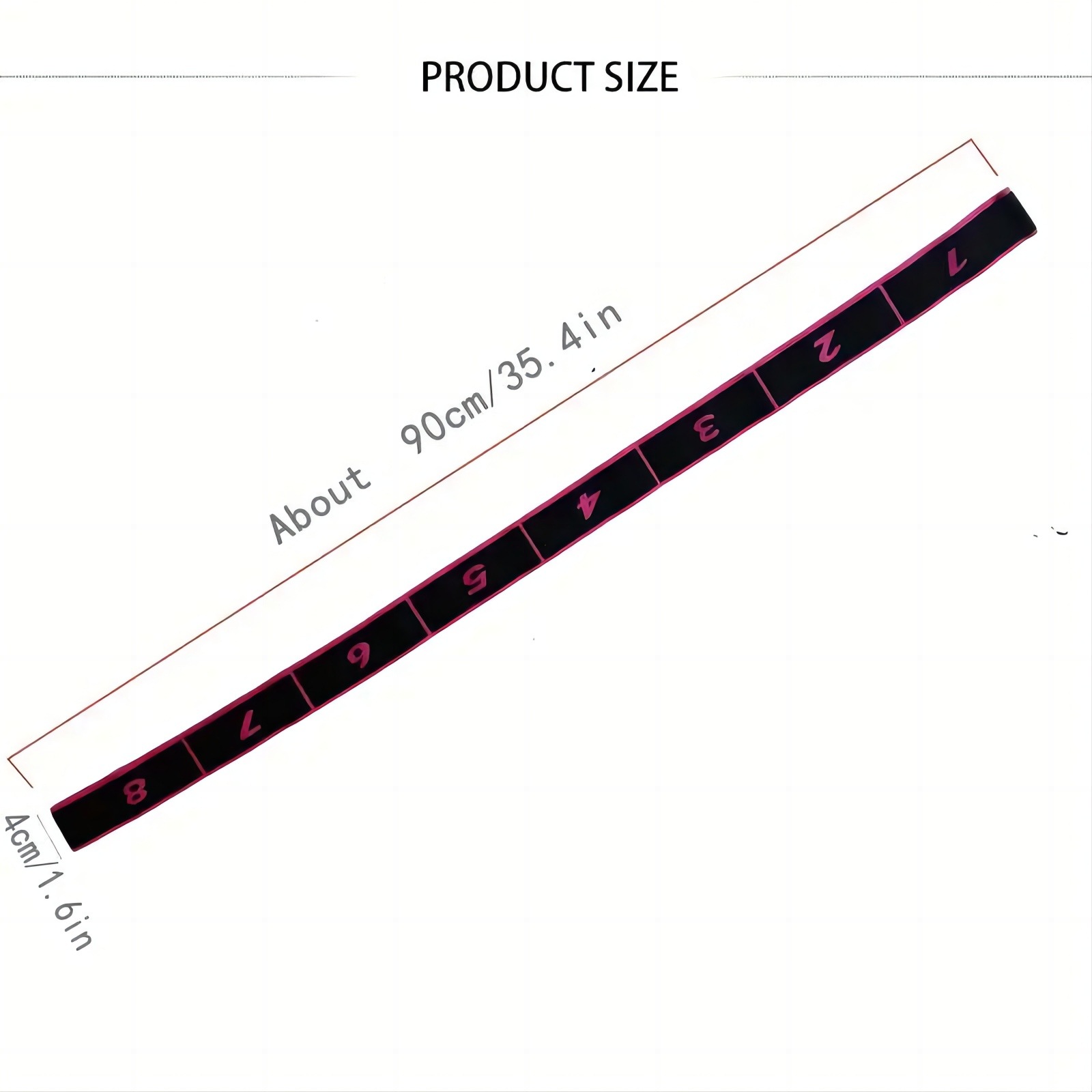 Blue 3 Pack Multi-Loop Yoga Stretching Strap with Numbered Sections 90cm Elastic Resistance Band for Dance Pilates Body Sculpting Australian Fitness Gear
