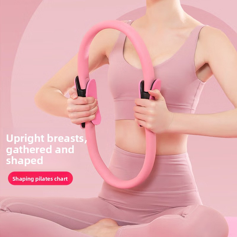Blue Pilates Ring Exercise Tool – High-Elasticity Yoga Ring for Core Strength