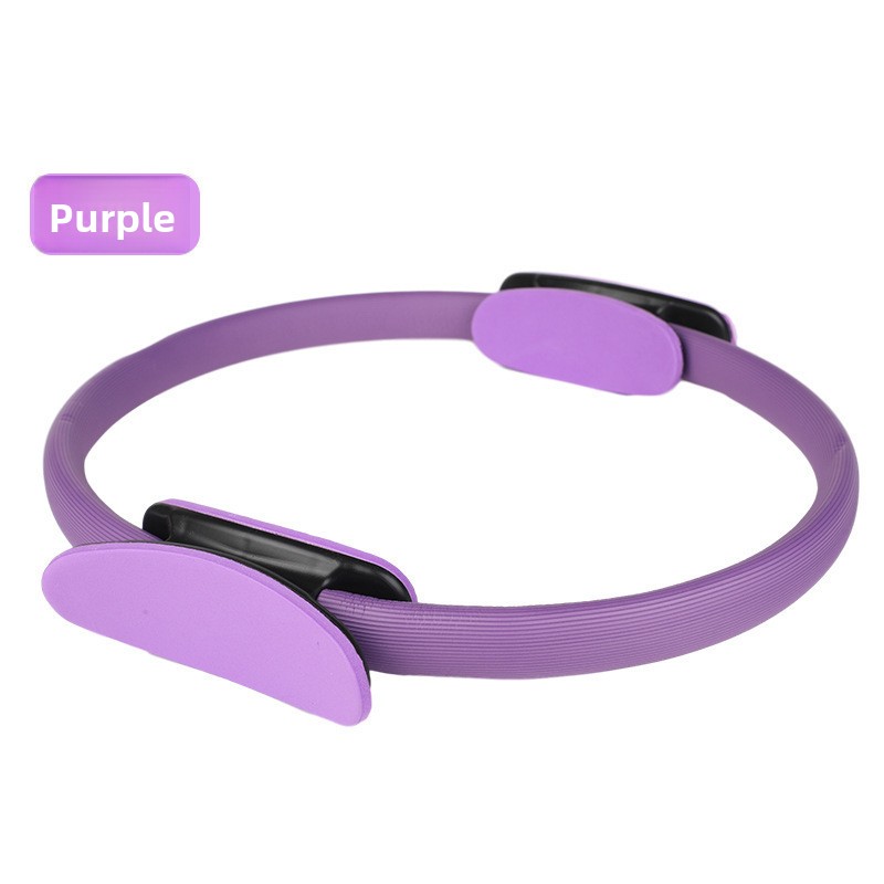 Purple Pilates Ring Exercise Tool – High-Elasticity Yoga Ring for Core Strength