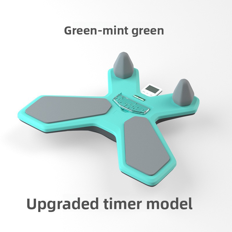 Green Multi-functional Balance Board with Timer for Core Training and Fitness Entertainment