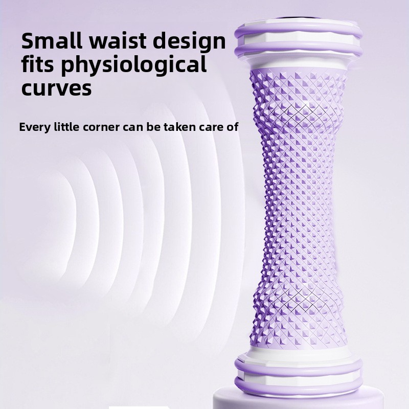 Grey Foot Massage Roller for Arch Support and Plantar Fasciitis Relief Durable Fascia Massage Tool with 500 Pressure Points for Local Home Office Wellness