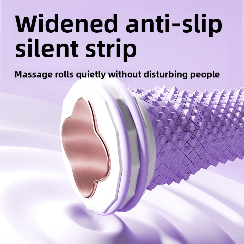 Purple Foot Massage Roller for Arch Support and Plantar Fasciitis Relief Durable Fascia Massage Tool with 500 Pressure Points for Local Home Office Wellness