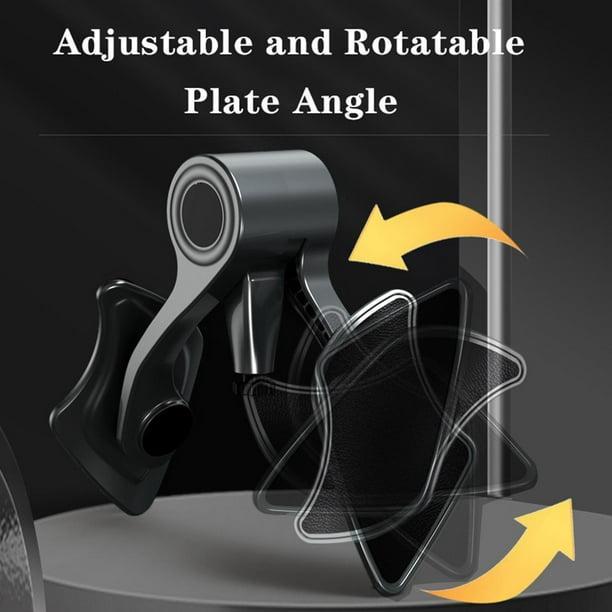 2-in-1 Black Kegel Trainer for Glute Lifting & Leg Toning - Adjustable Resistance & 360° Rotating Baffles for Postpartum Recovery & Pelvic Health