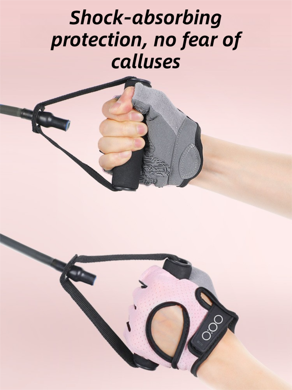 Black Heavy-Duty Unisex Gym Training Gloves with Integrated Wrist Support - Breathable Anti-Callus and Anti-Slip Weightlifting & Pull-Up Guards (Size M)