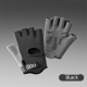 Black Heavy-Duty Unisex Gym Training Gloves with Integrated Wrist Support - Breathable Anti-Callus and Anti-Slip Weightlifting & Pull-Up Guards (Size L) Black Heavy-Duty Unisex Gym Training Gloves with Integrated Wrist Support - Breathable Anti-Callus and Anti-Slip Weightlifting & Pull-Up Guards (Size L)